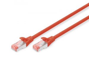 Digitus DK-1644-100/R CAT6 S-FTP LSZH 10m patch kábel piros